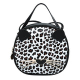 Bolsa Gato Gatinho Preta Couro Sintético Ecológico