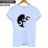 Camiseta 100% algodão Estampa Gato