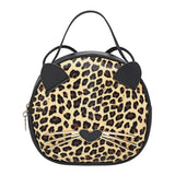 Bolsa Gato Gatinho Preta Couro Sintético Ecológico