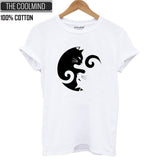 Camiseta 100% algodão Estampa Gato