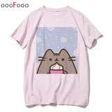 Camisa Kawaii Moda Gato