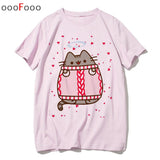 Camisa Kawaii Moda Gato