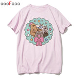 Camisa Kawaii Moda Gato