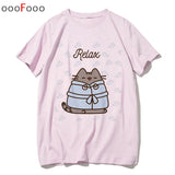Camisa Kawaii Moda Gato