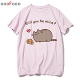 Camisa Kawaii Moda Gato