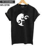 Camiseta 100% algodão Estampa Gato