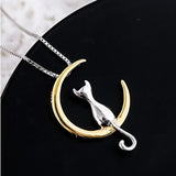 Colar com Pingente de Gatinho banhada em Ouro / Prata