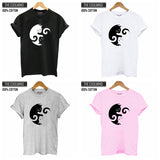 Camiseta 100% algodão Estampa Gato