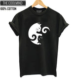 Camiseta 100% algodão Estampa Gato