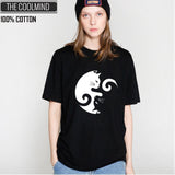 Camiseta 100% algodão Estampa Gato
